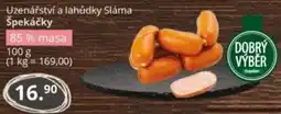 Potraviny CZ Uzenářství a lahůdky Sláma Špekáčky nabídka