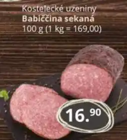 Potraviny CZ Kostelecké uzeniny Babiččina sekaná nabídka