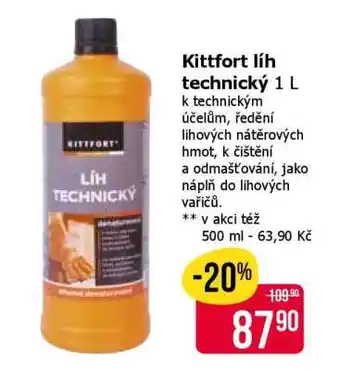 Teta Kittfort líh technický 1 L nabídka