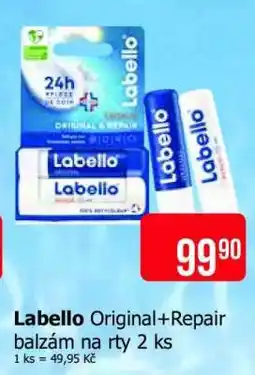 Teta Labello Original+Repair balzám na rty 2 ks nabídka