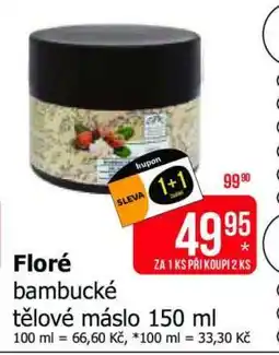 Teta Floré bambucké tělové máslo 150 ml nabídka