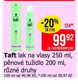 Teta Taft lak na vlasy 250 ml pěnové tužidlo 200 ml nabídka