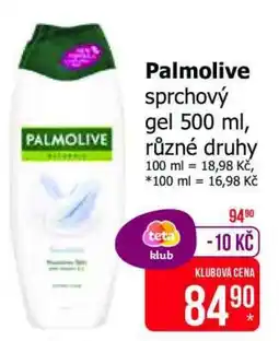 Teta Palmolive sprchový gel 500 ml, různé druhy nabídka