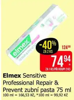 Teta Elmex Sensitive Professional Repair & Prevent zubní pasta 75 ml nabídka