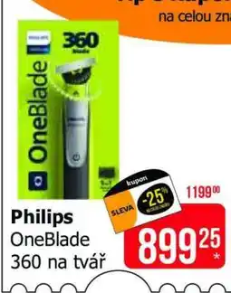 Teta Philips OneBlade 360 na tvář nabídka