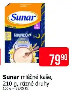 Teta Sunar mléčné kaše nabídka
