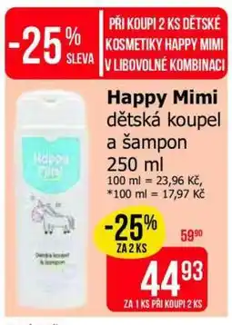 Teta Happy Mimi dětská koupel a šampon nabídka