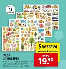 Lidl Sada samolepek nabídka