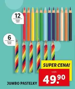 Lidl Jumbo pastelky nabídka