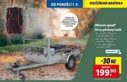 Lidl Ultimate speed Síť na přívěsný vozík nabídka