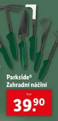 Lidl PARKSIDE Zahradní náčiní nabídka