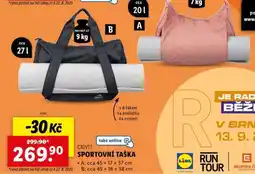 Lidl CRIVIT SPORTOVNÍ TAŠKA nabídka