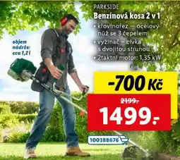Lidl Parkside Benzínová kosa 2 v 1 nabídka