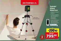 Lidl Parkside Křížový liniový laser nabídka