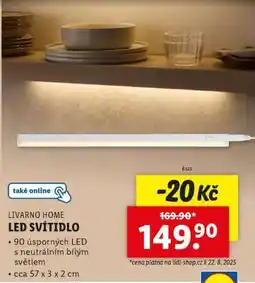 Lidl LIVARNO HOME LED SVÍTIDLO nabídka