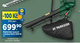 Lidl Elektrický vysavač a foukač listí 2 600 W nabídka