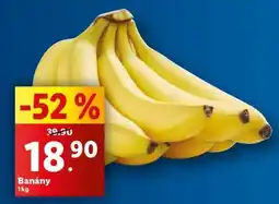 Lidl Banány nabídka