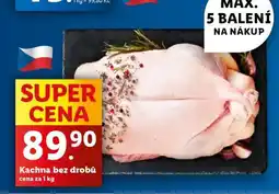 Lidl Kachna bez drobů nabídka