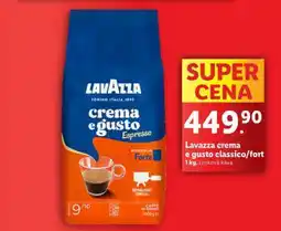 Lidl Lavazza crema e gusto classico/forte nabídka
