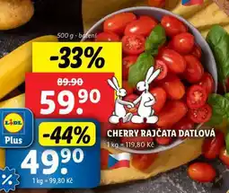 Lidl CHERRY RAJČATA DATLOVÁ nabídka