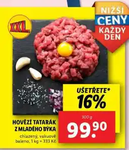 Lidl HOVĚZÍ TATARÁK Z MLADÉHO BÝKA nabídka