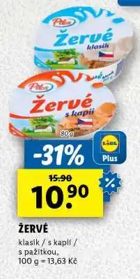 Lidl ŽERVÉ nabídka