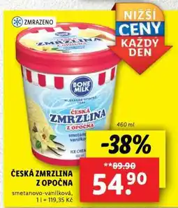 Lidl Česká zmrzlina z Opočna nabídka