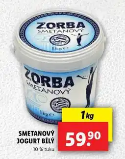 Lidl Smetanový jogurt bílý nabídka