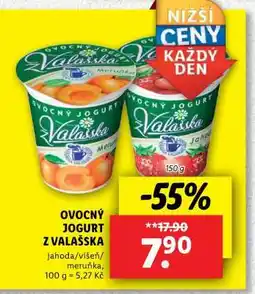 Lidl OVOCNÝ JOGURT Z VALAŠSKA nabídka