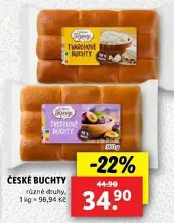 Lidl České buchty nabídka