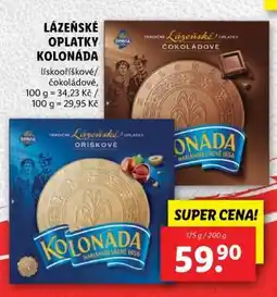 Lidl LÁZEŇSKÉ OPLATKY KOLONÁDA nabídka