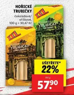 Lidl Hořické trubičky nabídka