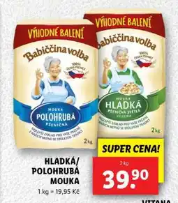 Lidl HLADKÁ / POLOHRUBÁ MOUKA nabídka