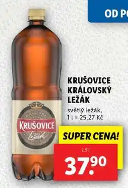 Lidl Krušovice Královský ležák nabídka