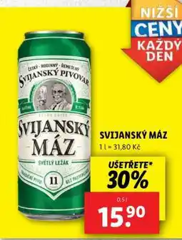 Lidl Svijanský Máz nabídka