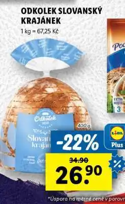 Lidl ODKOLEK SLOVANSKÝ KRAJÁNEK nabídka