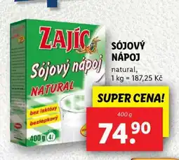 Lidl Zajíc Sójový nápoj nabídka