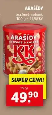 Lidl Arašídy nabídka