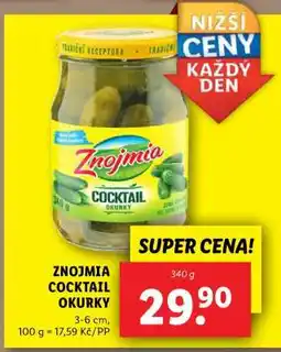 Lidl Znojmia Cocktail okurky nabídka