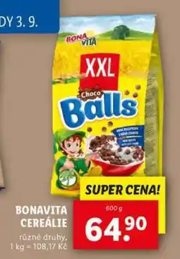 Lidl BONAVITA Cereálie nabídka