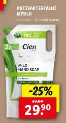 Lidl Cien MILD HAND SOAP nabídka