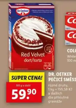 Lidl Dr. Oetker Red Velvet dort/torta nabídka