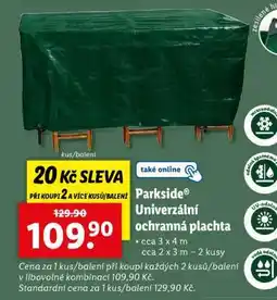 Lidl PARKSIDE UNIVERZÁLNÍ OCHRANNÁ PLACHTA nabídka