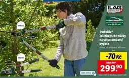 Lidl PARKSIDE Teleskopické nůžky na větve amboss/bypass nabídka