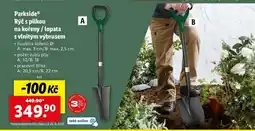 Lidl Parkside Rýč s pilkou na kořeny / lopata s vlnitým výbrusem nabídka