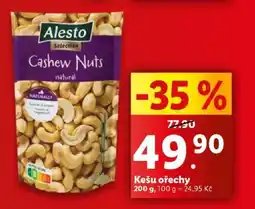 Lidl Kešu ořechy nabídka