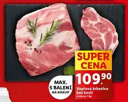 Lidl Vepřová krkovice bez kosti nabídka