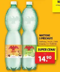 Lidl Mattoni s příchutí nabídka
