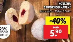 Lidl Kobliha s ovocnou náplní nabídka