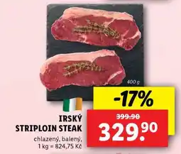 Lidl IRSKÝ STRIPLOIN STEAK nabídka